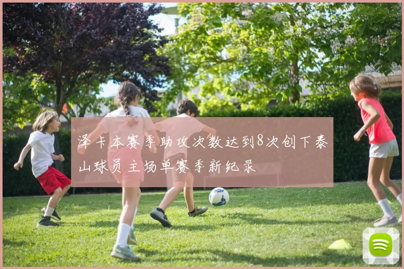 泽卡本赛季助攻次数达到8次创下泰山球员主场单赛季新纪录